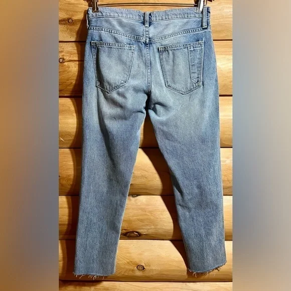 Current/Elliott Jeans light blue denim. Frayed ankle length. Ladies‎ Size 24 - Picture 9 of 11